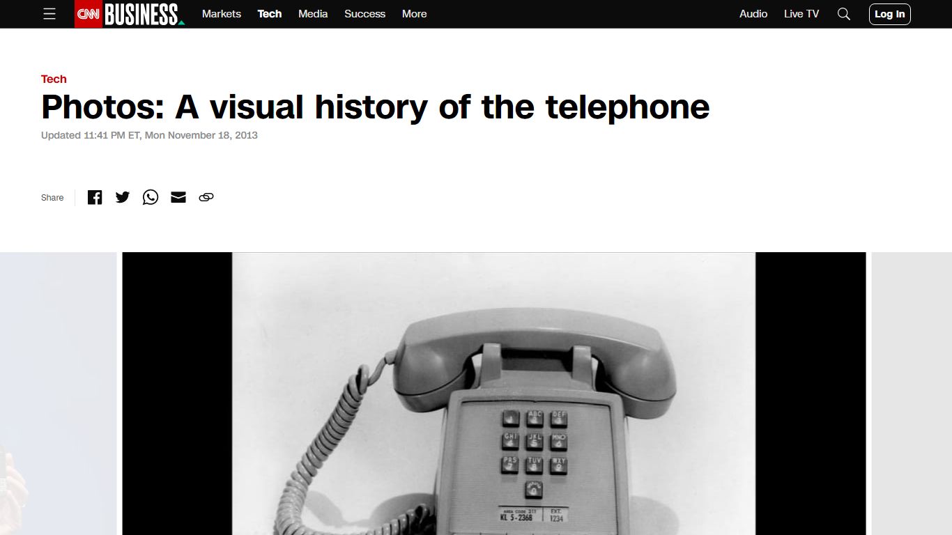 Photos: A visual history of the telephone - CNN